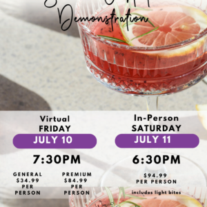 Summer Cocktail Class Atlanta | Shake, Strain & Sip Experience