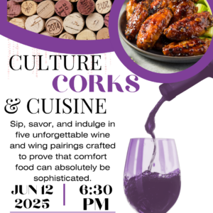 Culture, Corks, and Cuisine - Wings and Wine
